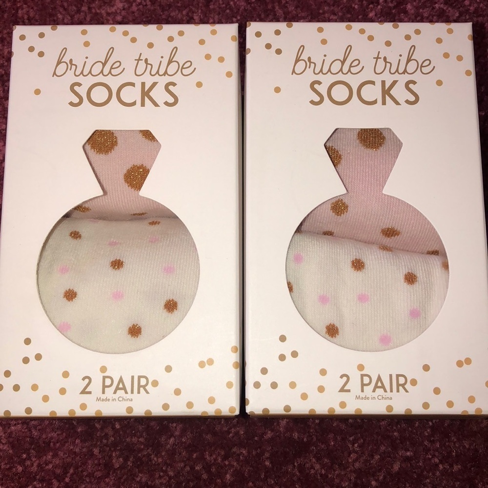 New with tag’s bride tribe crew socks bundle
